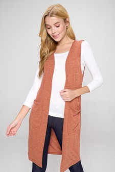 Women’s Layering Essential Sleeveless Knit w/Pockets