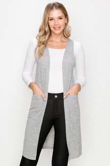 Women’s Layering Essential Sleeveless Knit w/Pockets