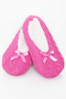 Kids Indoor Knit Ballet slippers