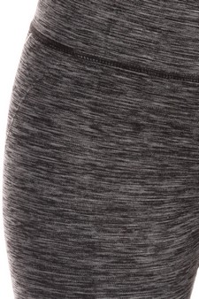 Dip Dye Ombre Athletic Capri Leggings w/High Waist Band (Medium only) style 4