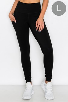 Women's Buttery Soft Activewear Leggings with Pockets (Large only)