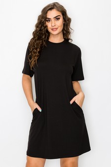 Women’s On The Go T- Shirt Dress With Pockets