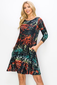 Women’s Morrow Floral Printed A-line Dress