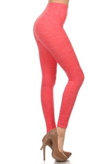 Coral- Fleece Leggings [Athleisure pants]