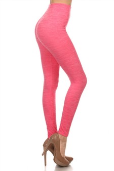 Fuchsia- Fleece Leggings [Athleisure pants]