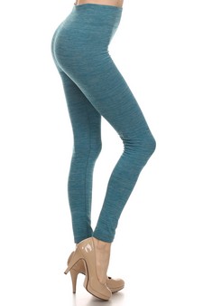 Teal Fleece Leggings