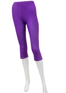 COLOR DENIM CAPRI LENGTH JEGGINGS style 2