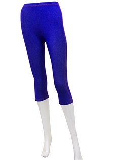 COLOR DENIM CAPRI LENGTH JEGGINGS style 3
