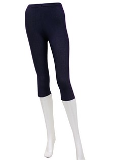 COLOR DENIM CAPRI LENGTH JEGGINGS style 4