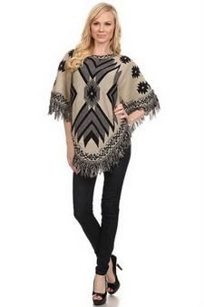 Women's Tribal Fashion Poncho