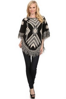 Women's Tribal Fashion Poncho