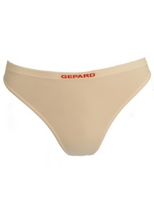 Lady's Seamless Solid Color Thong Underwear