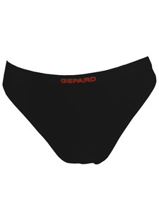 WOMENS SEAMLESS SOLID BLACK BRIEFS UNDERWEAR
