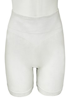 WOMENS SEAMLESS COTTON BODY CONTROL UNDERWEAR WHITE