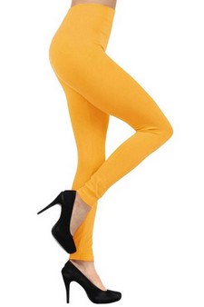 Solid Color Seamless Fleece Lined Legging
