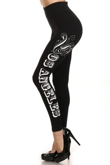 "Los Angeles" Leggings (Pants) [Athletic]