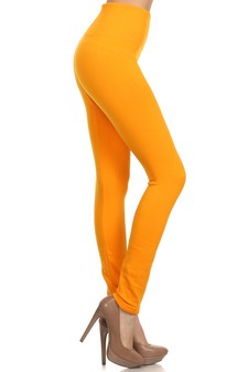 High Waisted Seamless Fleece Leggings with Tummy Control style 2
