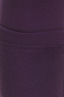 High Waisted Seamless Fleece Leggings with Tummy Control style 4
