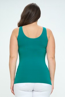 ETA 05/15/26 - Lady's V or U Neckline Reversible Seamless Tank style 3