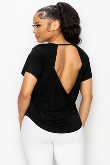 Women’s Find your Zen Open Back Athleisure Top