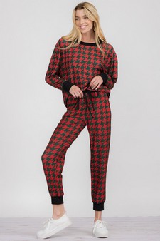 Women’s Christmas Holiday Hues Loungewear Set