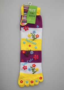 PLAYFUL AND FLIRTY TOE SOCKS style 5