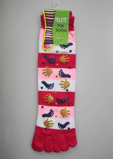 PLAYFUL AND FLIRTY TOE SOCKS style 8