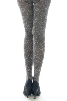 Lady's Pebbles All Over Print Fashion Tights style 3