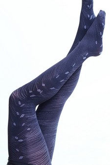 Lady's Valley of Leaves Design Fashion Tights style 3