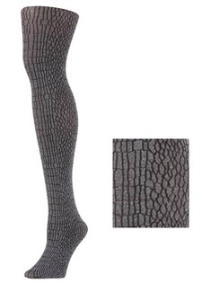 Lady's Gator Print Fashion Tights style 2