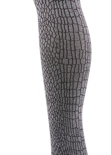 Lady's Gator Print Fashion Tights style 4