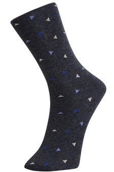Men's Confetti Cotton Blended Dress Socks style 4
