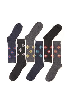 Men's Cotton Blended Dress Socks style 7