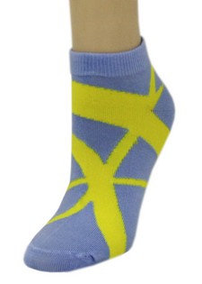 3 Pair Pack Low Cut Design Spandex Socks style 4