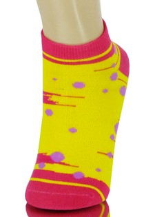 INK SCRATCHES AND SPLATTERS LOW CUT SOCKS style 4