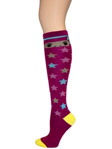 Single Pair Pack Fashion Design Knee High Socks style 5