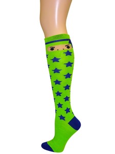 Single Pair Pack Fashion Design Knee High Socks style 7