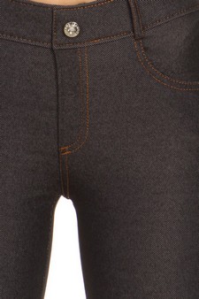 Women's Cotton-Blend 5-Pocket Skinny Capri Jeggings (XXXL only) style 5