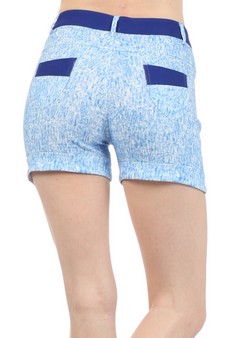 Junior Burkhart with Solid Color Blocks Fashion Shorts style 2
