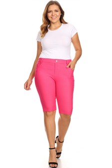 Women's 5 Pocket Classic Bermuda Shorts (3 colors; 3XL only) style 5