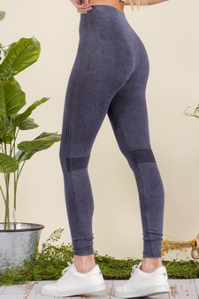 Moto Texture Detailed Seamless Tights style 3