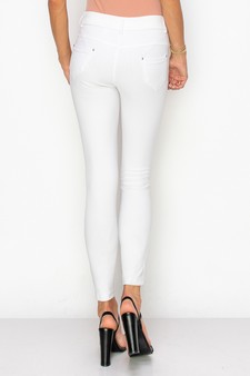 Women's Cotton-Blend 5-Pocket Skinny Jeggings (XS only) style 3