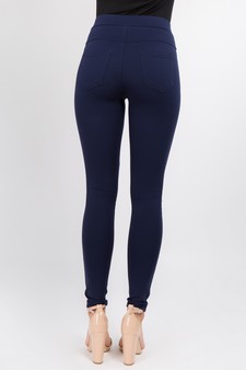 Lady's 4 Pocket Ponte Pants (Medium only) style 3