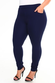 Lady's 4 Pocket Ponte Pants - (XL only) style 2