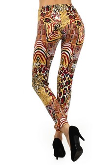 Women's Safari Printed Leggings style 3
