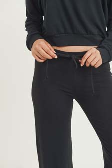Women’s Drawstring Wide-Leg Lounge Pants - TOP: style 5