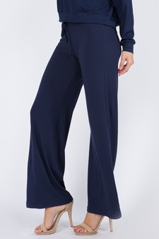 Women’s Drawstring Wide-Leg Lounge Pants - TOP: TP2063 style 2