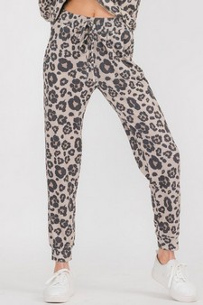 Women’s We Love Leopard Loungewear Joggers style 6