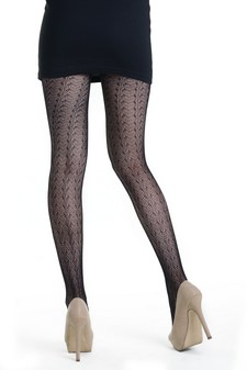 Lady's Rapture with Scale Pattern Fashion Designed Fishnet Pantyhose style 3