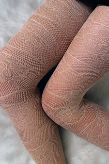 (blister) Lady's Fashion Designed Fish Net Pantyhose style 2
